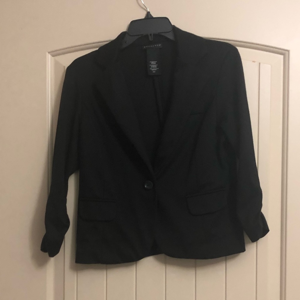 Metaphor Black Casual Blazer- Size Medium